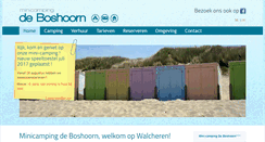 Desktop Screenshot of campingdeboshoorn.nl
