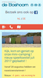 Mobile Screenshot of campingdeboshoorn.nl